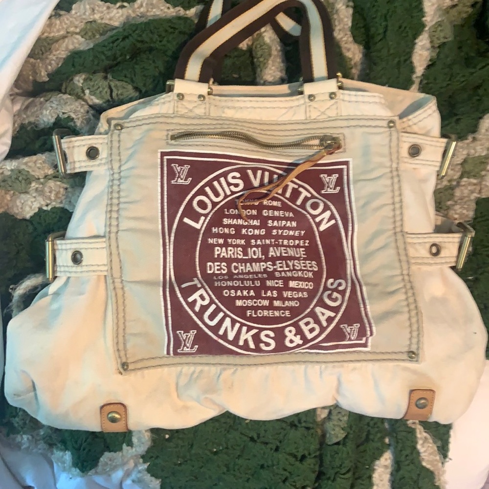Authentic Louis Vuitton Canvas Tote